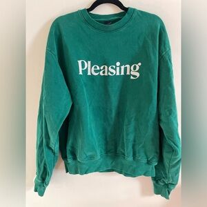 Pleasing Green Sweatshirt